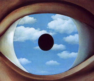 "Fałszywe lustro", René Magritte, 1928